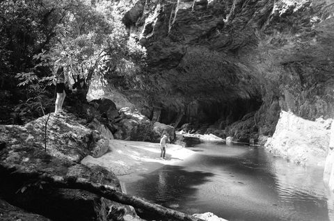 NZ Roadie, in black and white